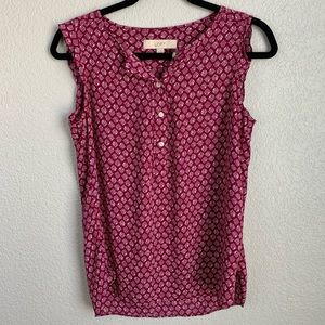Ann Taylor Loft sleeveless blouse